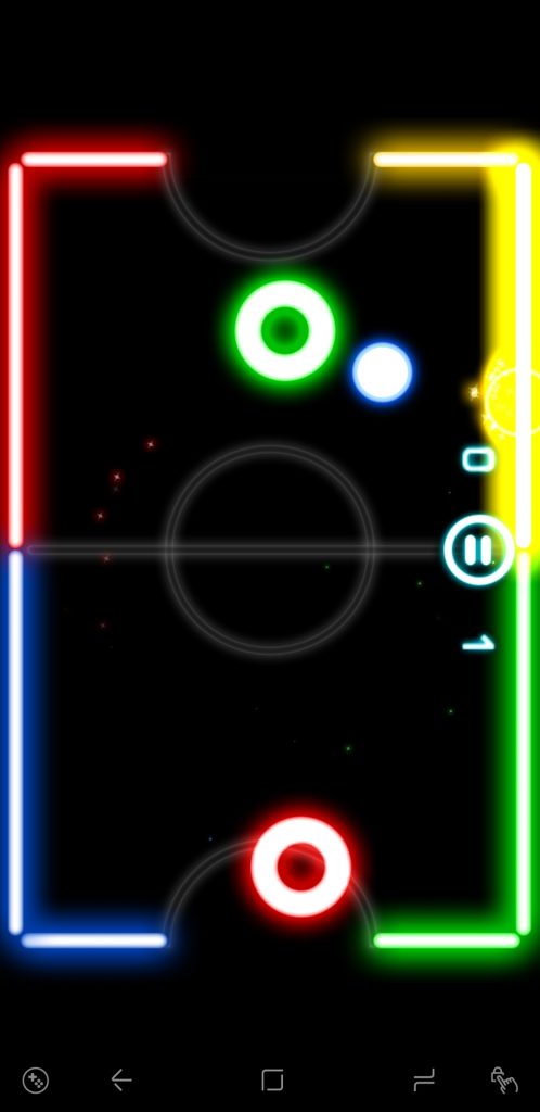 بازی دو نفره Glow Hockey 2