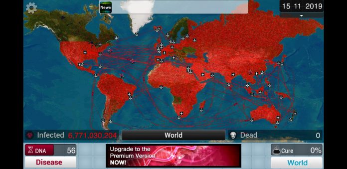 بازی استراتژیک آفلاین Plague Inc