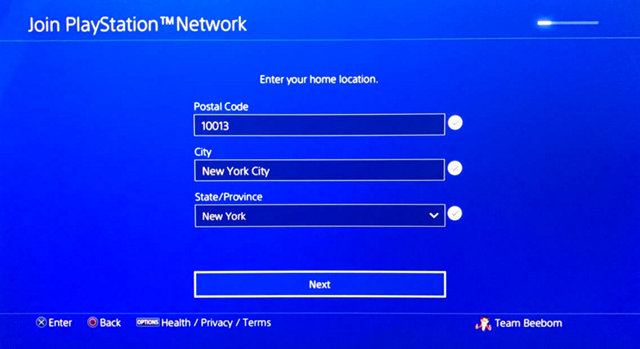 تغییر کشور یا منطقه فروشگاه PlayStation