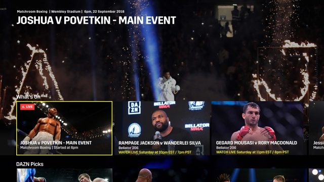 نرم افزار DAZN پلی استیشن 4 