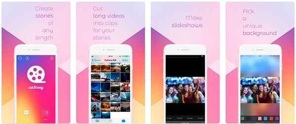برنامه CutStory برای آیفون