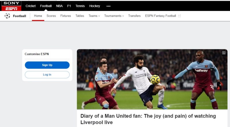 سایت ESPN