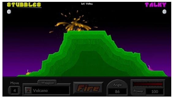بازی سرگرم کننده Pocket Tanks