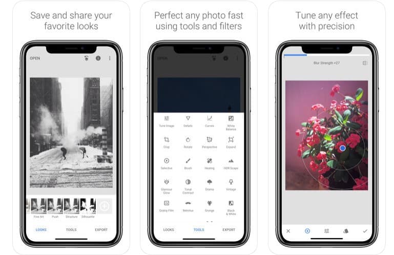 برنامه روتوش عکس برای آیفون رايگان