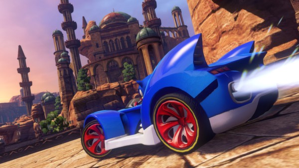 بازی چند نفره کامپیوتر - Sonic and All-Stars Racing Transformed