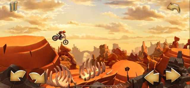 بازی موتور Trials Frontier برای آیفون