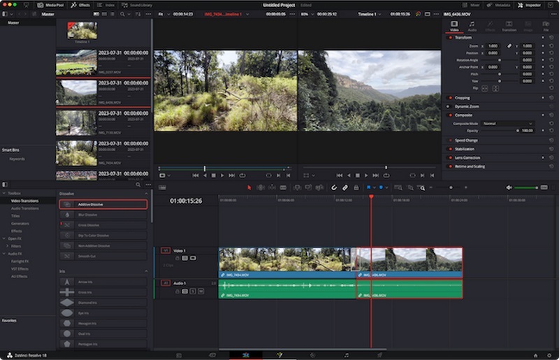 نرم افزار DaVinci Resolve