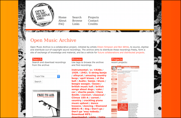 دانلود موسیقی برای کلیپ های ویدیویی Open Music Archive