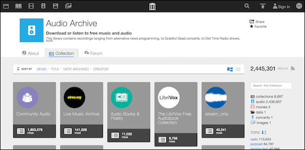 Archive.org Music