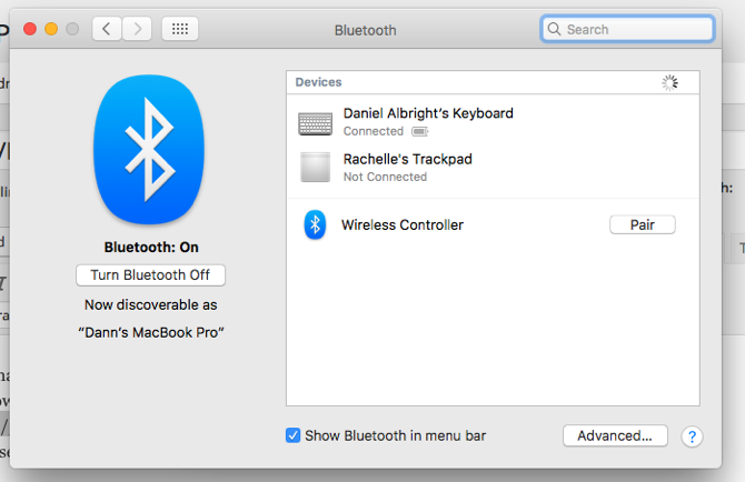 اتصال DualShock 4 به Mac شما