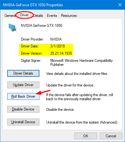 چگونه درایور کارت گرافیک Nvidia را به نسخه قبلی در ویندوز 10 برگردانیم