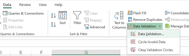 Data validation