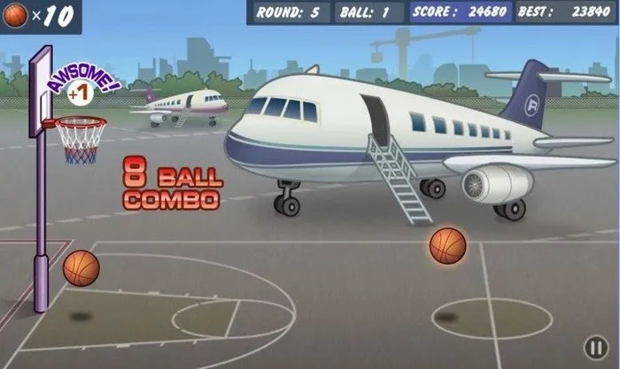 بازی بسکتبال آفلاین اندروید Basketball Shoot