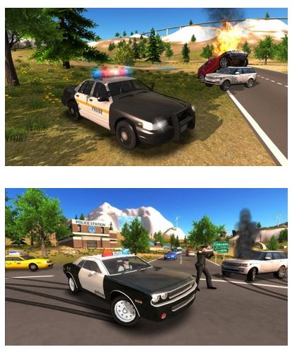 Police Car Driving Offroad 4×4