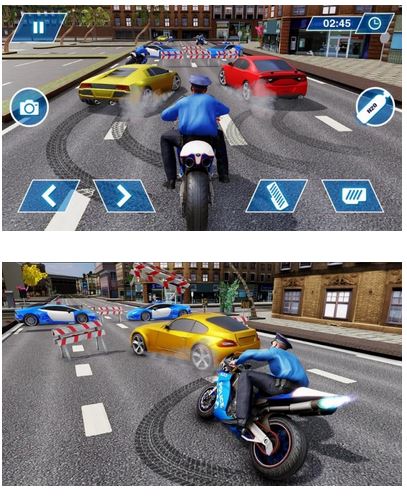 بازی پلیس US Police Bike Chase 2019