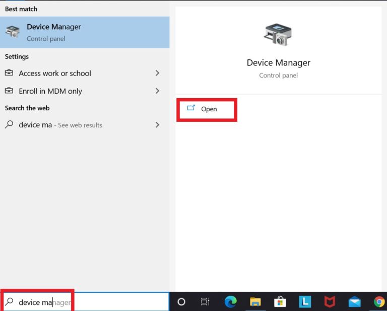 بروزرسانی خودکار درایور از طریق Device Manager
