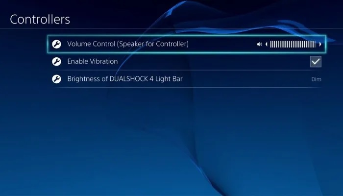 لرزش گیر دسته PS4 را خاموش کنید