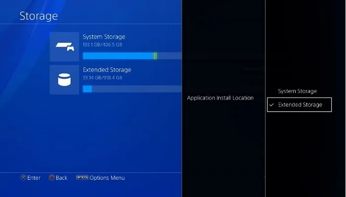 نحوه انتقال داده ها از هارد داخلی به خارجی PS4