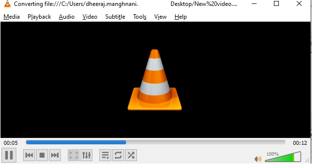 چرخاندن فیلم با VLC