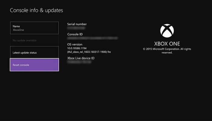 نحوه تنظیم مجدد تنظیمات Xbox One به کارخانه