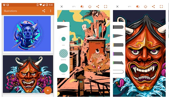 برنامه Adobe Illustrator Draw اندروید