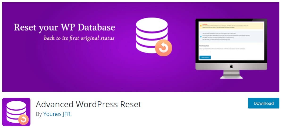 Advanced WordPress Reset