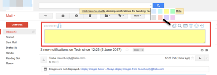 یاداشت برداری در Gmail