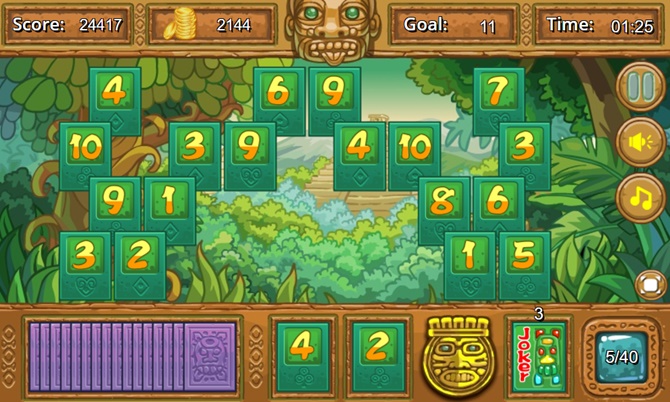 Maya Pyramid Solitaire