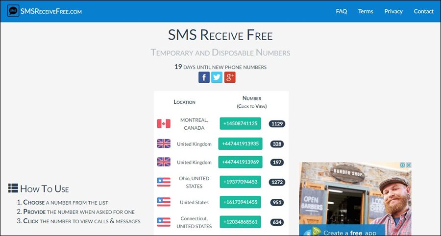 سایت دریافت آنلاین پیامک