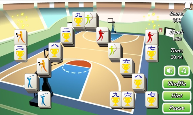 بازی Sports Mahjong