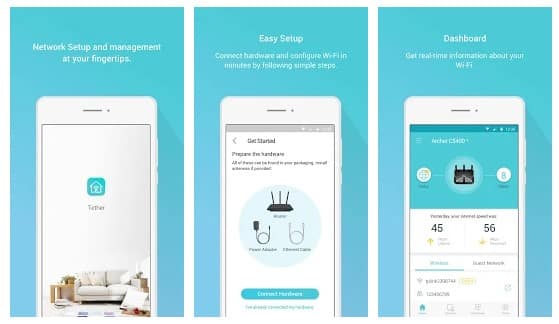 برنامه کنترل روتر از اندروید TP-Link Tether