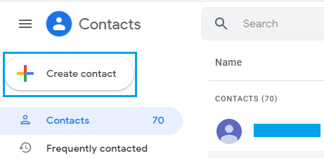 حذف مخاطبین Gmail