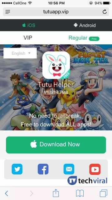برنامه Tutu Helper آیفون