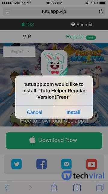 برنامه Tutu Helper آیفون