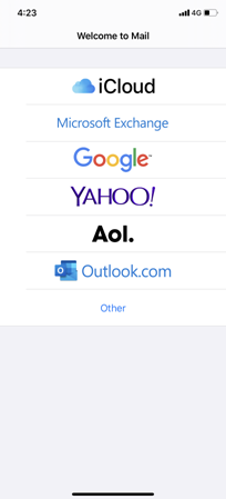 ایمیل IOS