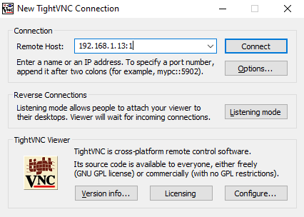 برنامه TightVNC Viewer