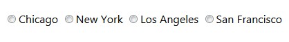 افزودن radio button