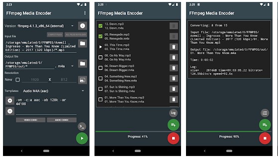 FFmpeg Media Encoder