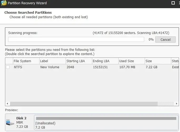 Wizard Partition