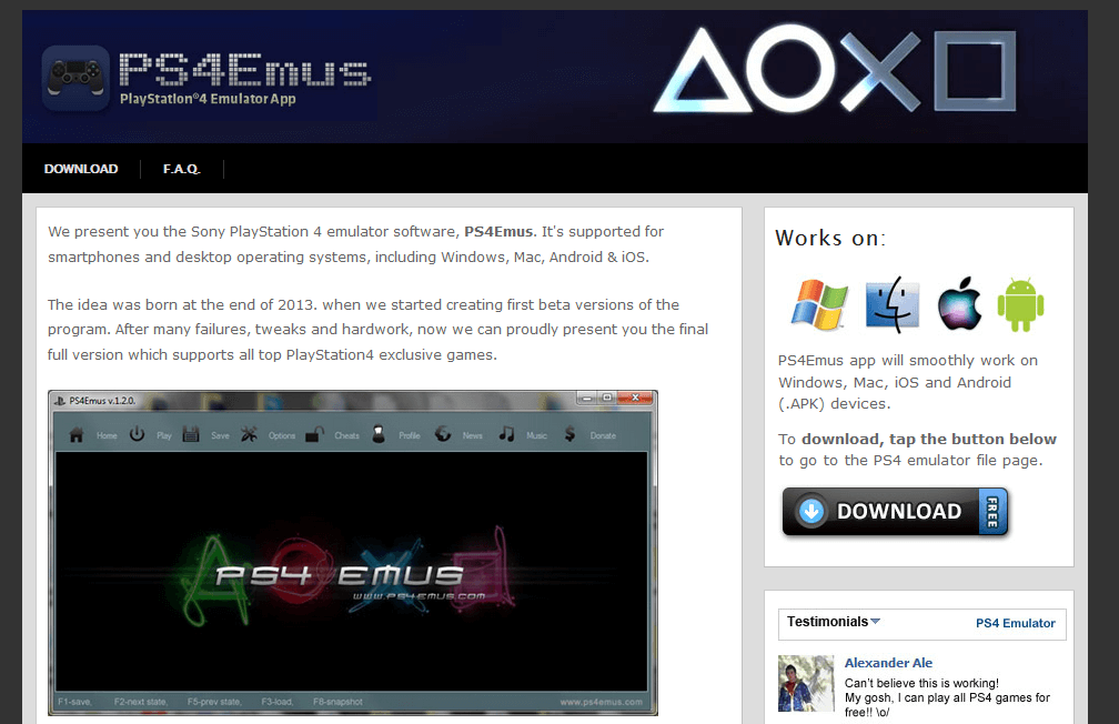 ps4emus free download