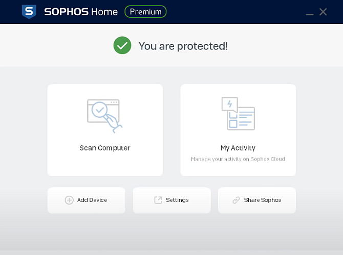 sophos home security testing