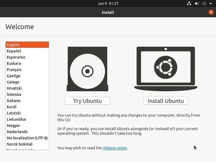 فلش مموری بوت Ubuntu