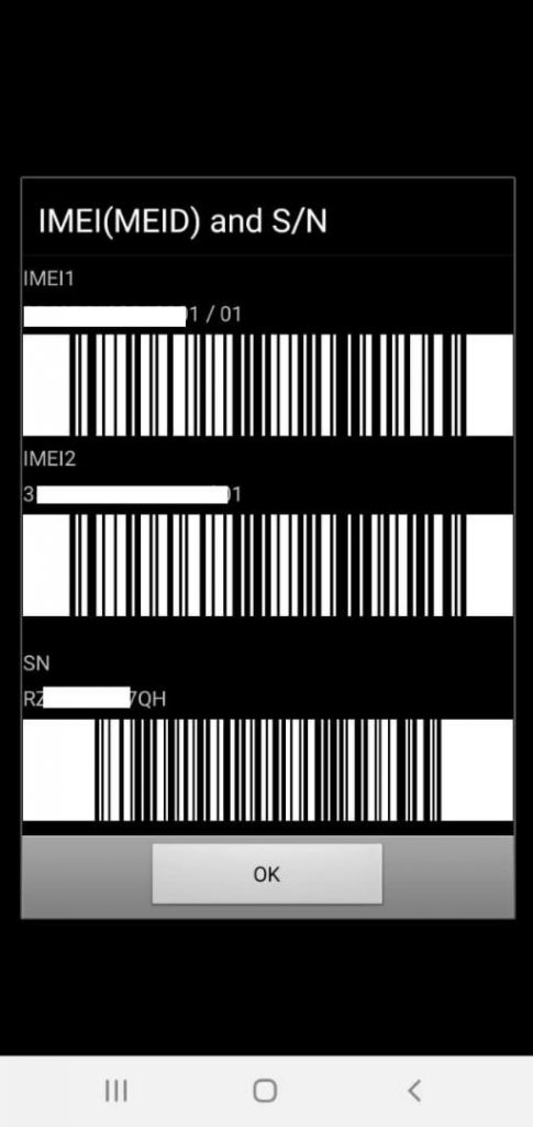 شماره IMEI سامسونگ را بررسی کنید