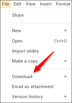 دکمه "Download" را انتخاب کنید