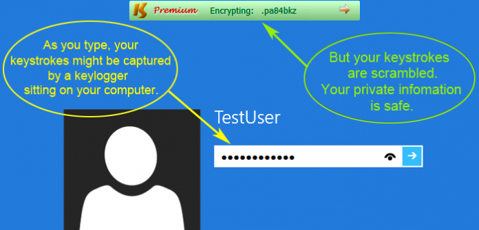 از برنامه Keyscrambler استفاده کنید