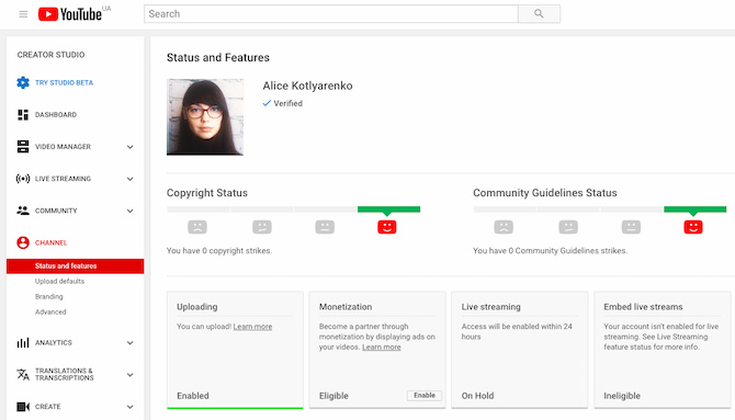 نحوه فعال کردن جریان مستقیم YouTube