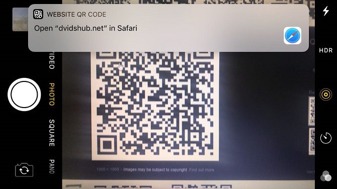 نحوه اسکن کد QR با دوربین آیفون