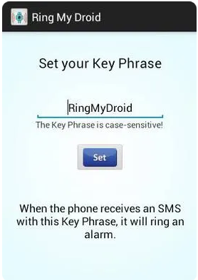 برنامه Ring My Droid