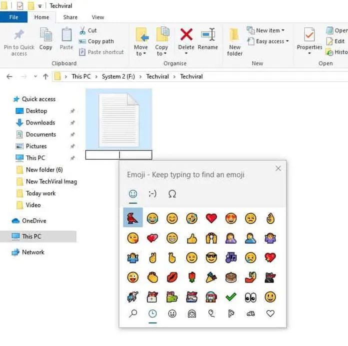 انتخاب کننده مخفی Emoji