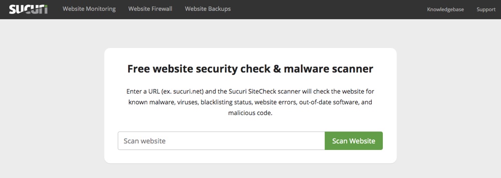 Sucuri SiteCheck